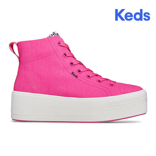 Keds Women's Skyler Hi Canvas--Fch-Fuchsia