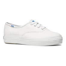 Load image into Gallery viewer, Keds Women&#39;s Triple Leather Cvo White Wh55748

