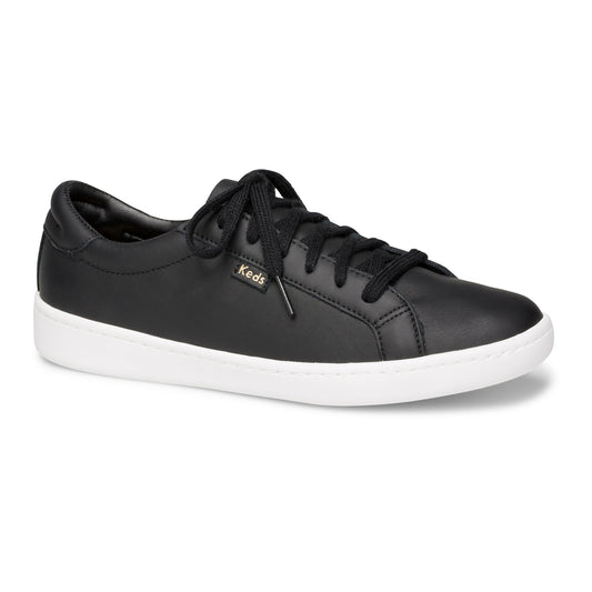 Keds Women's Ace Leather Black Wh56858