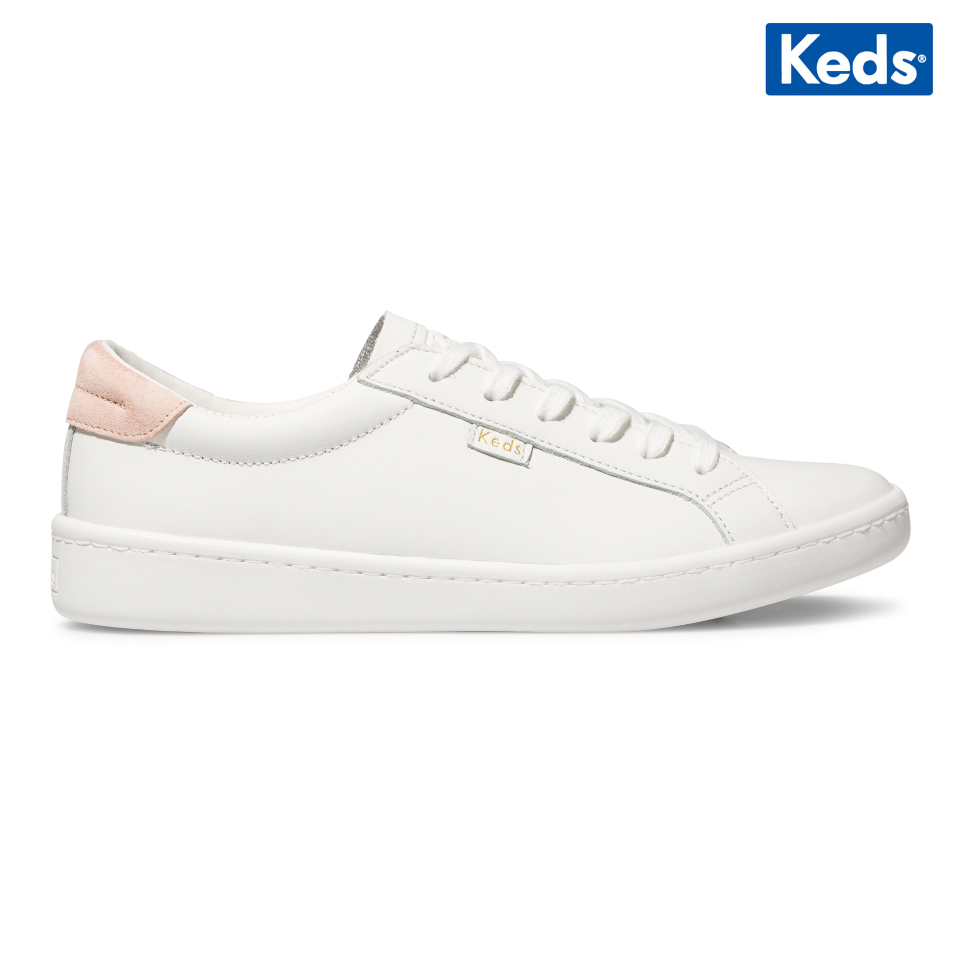 Keds Women s Ace Leather White Blush WH57442 Complex Lifestyle Store