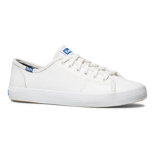 Load image into Gallery viewer, Keds Kickstart Retro Court Leather White Blue
