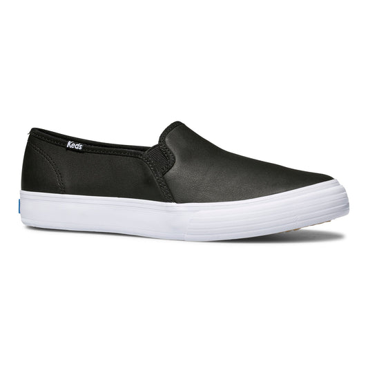 Keds Women's Double Decker Leather Black