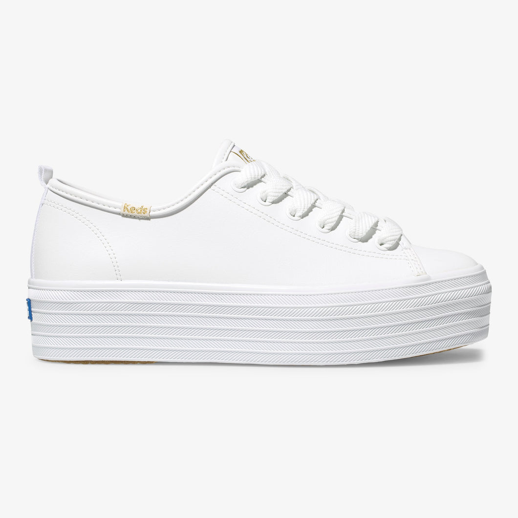 Keds Women's Triple Up Leather White