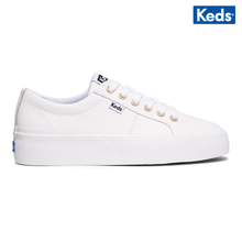 Load image into Gallery viewer, Keds Women&#39;s Jump Kick Duo Leather White | WH64960
