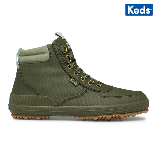 Keds Women's Scout Boot III Splash Twill Olive | WF65708