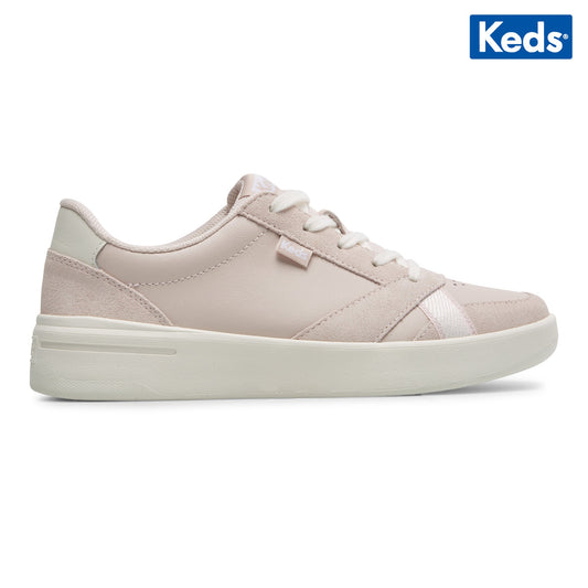 Keds Women's The Court Leather--Lpkw-Light Pink/White