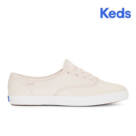 Keds Women's Champion Premium Leather Sneaker Blush (Wh67556)