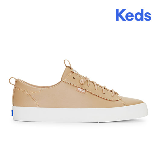 Keds Women's Kickback Leather--Tpe-Taupe