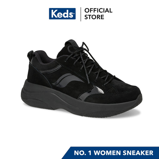 Keds Women's K-89 Leather Leopard Black/Black