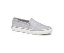 Load image into Gallery viewer, Keds Women&#39;s Double Decker Chambray Stripe Light/Gray Wf62928
