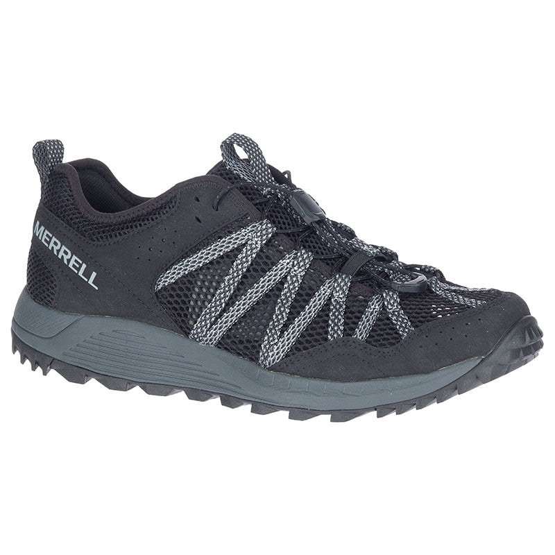 Merrell Wildwood Aerosport - Black Men's Hydro Hiking Shoes