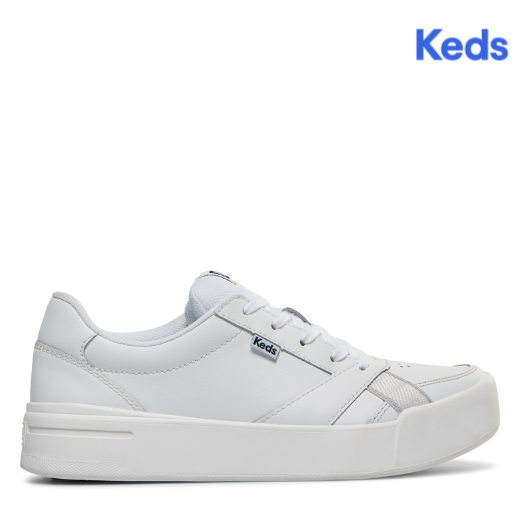 Keds Women's The Court Leather Sneaker White (WH67217)