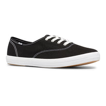 Load image into Gallery viewer, Women&#39;s Keds Champion Feat. Organic Cotton Canvas Sneaker Black  (WF64805)
